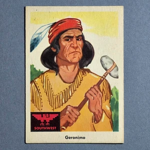 1959 Fleer Indian #50 Geronimo - Apache - ExMt Sharp & Centered - Picture 1 of 2
