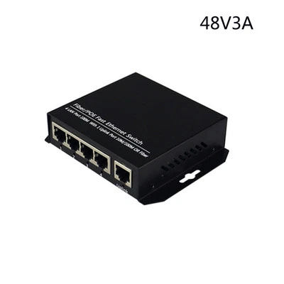 4 Ports Ethernet PoE Switch for CCTV Network POE IP Cameras NVR wireless AP - Image 1 of 4