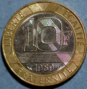 France 10 Francs 1989 KM# 964.1 - Picture 1 of 2