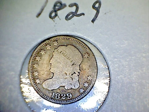 1829 Capped Bust Silver Half Dime Cover