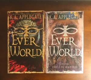 K.A. Applegate Everworld Book Lot Of 2 Fantasy Vintage Scholastic 1999 - Picture 1 of 4
