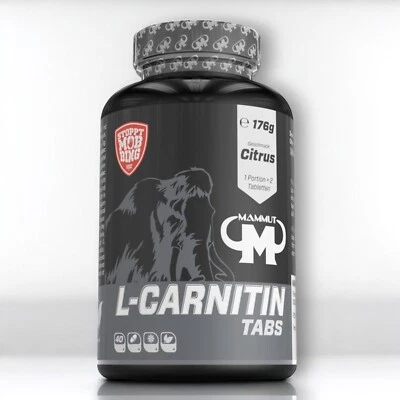 Mammut L-Carnitin 80 Tabletten Tabs Citrus zuckerfrei   87,50€/kg - Bild 1 von 4