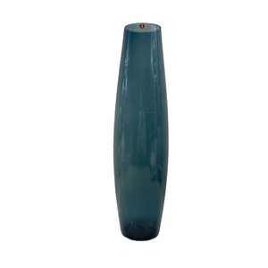 Schöne mittelblaue 14" Glasvase Made in Finland - Bild 1 von 5