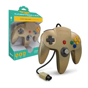 Tomee Controller for N64(Gold/Gray/Yellow/Red/Green/Black/Blue/Turquoise/Purple) - Picture 1 of 28