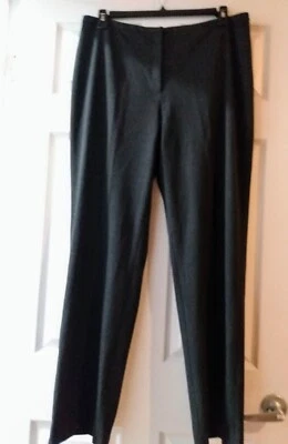 Nuevo con etiquetas Pantalón de vestir informal Rena Rowan para mujer talla 16 carbón frente plano pierna Ret$79 Foto 1 de 4