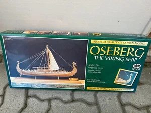 VERY RARE SHIP KIT OSEBERG THE VIKING SHIP 1:50 LOVED 44cm NEW COLLECTIBLE - Picture 1 of 7