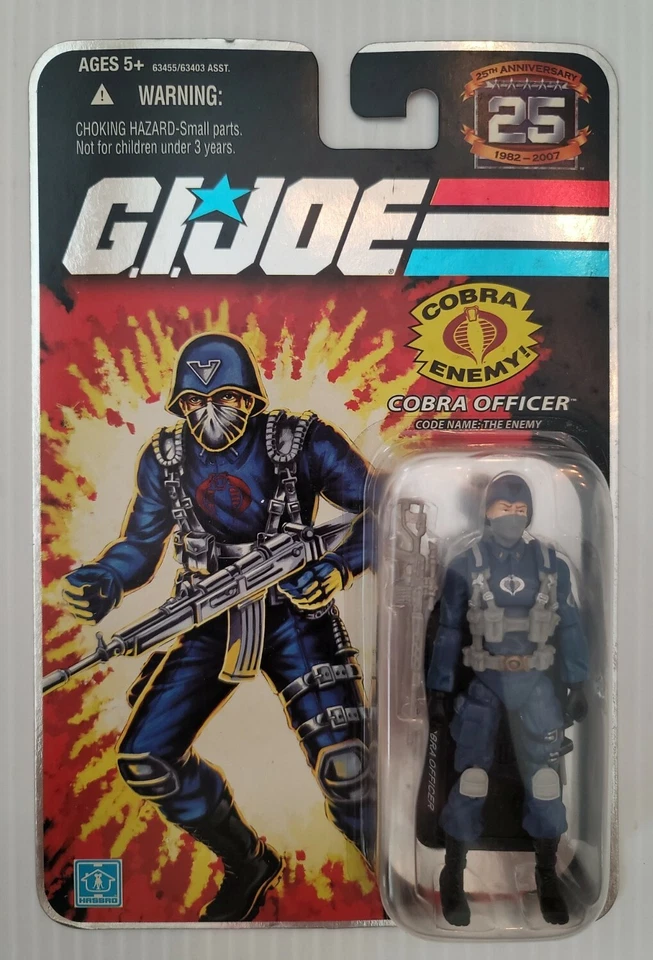 GI JOE Cobra Oficial Enemigo 25 Aniversario ARAH SIN USAR, EN CAJA NUEVO Lámina Sellada 2007  Foto 1 de 3