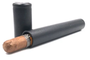 1 Estuche de cigarros negro calibre 52 anillo tamaño ajustable tubo de cigarros a prueba de choques - Imagen 1 de 3
