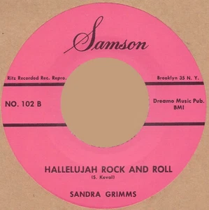 R&B REPRO: SANDRA GRIMES - Hallelujah Rock & Roll/The Sun Is Shining SAMPSON - Picture 1 of 1