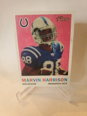 2005 Topps Heritage - #22 Marvin Harrison - Image 1 of 2