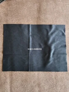 NEW ๐ Dolce & Gabbana Eyewear Black Microfiber Cleaning Cloth 7โ X 5โ - Picture 1 of 1