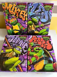 4 TMNT Mutant Mayhem Comic Con Ninja Turtles SDCC Raphael Michelangelo Leonardo - Picture 1 of 10