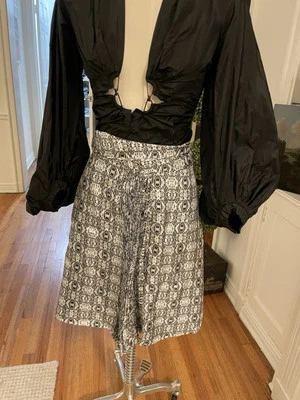 Saia de seda emanuel ungaro - Imagem 1 de 4