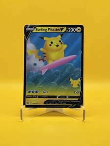 Surfing Pikachu V 008/025 Celebrations Holo - Picture 1 of 4