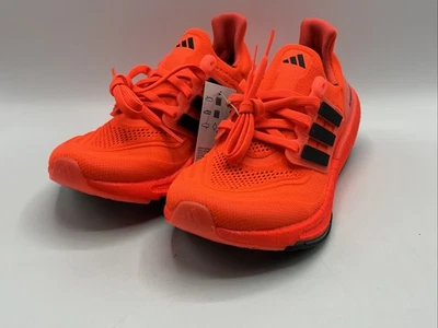 Adidas UltraBoost Light Women's Size 7 Solar Red Black Running Sneakers New - Image 1 of 4
