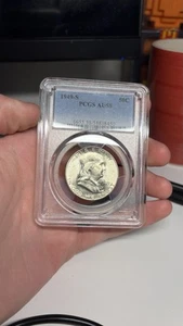 1949-S AU58 PCGS Franklin Half Dollar - Picture 1 of 4