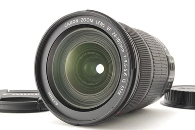 [US Duty Paid] Canon EF 24-105mm f/3.5-5.6 IS STM Black Lens with Box JAPAN MINT - Image 1 of 4