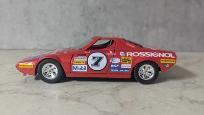 Burago Lancia Stratos Rally Rossignol Denim Scale 1/24 Diecast Model - Image 1 of 4