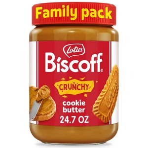 Cookie Butter Spread, Crunchy, Non GMO + Vegan, 24.7Oz - Picture 1 of 13