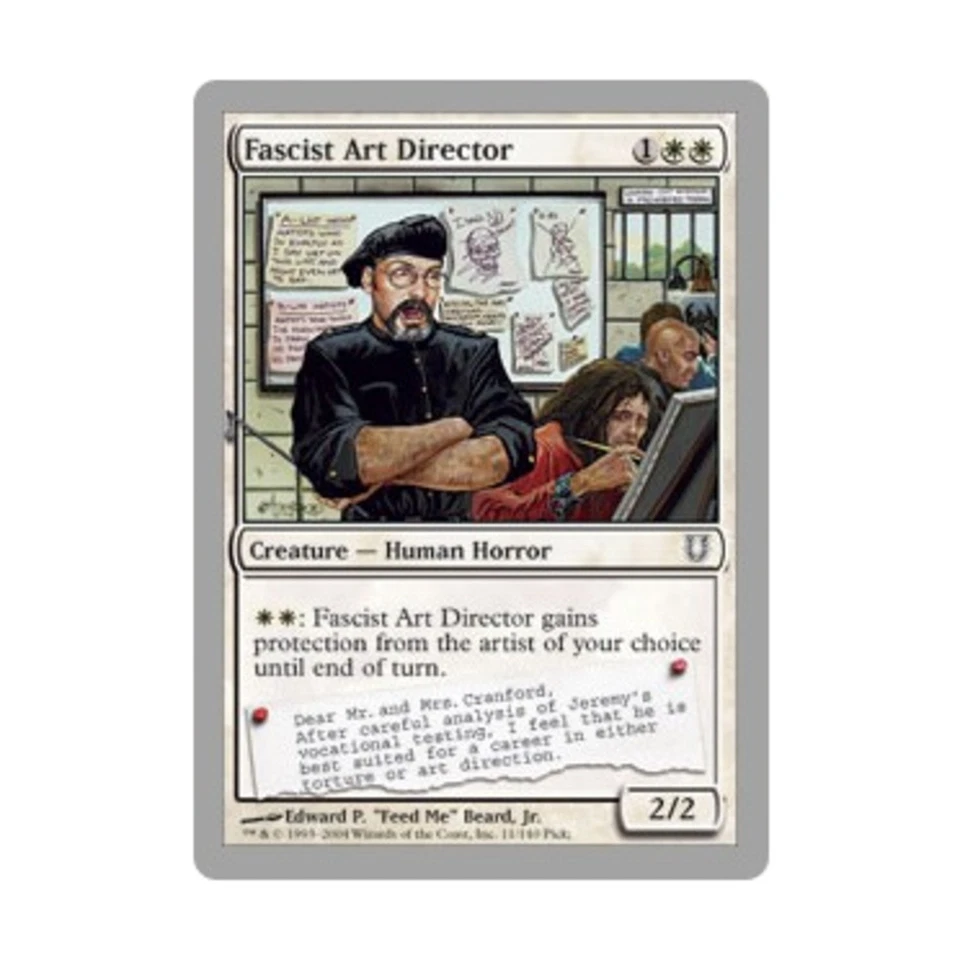 WOTC MtG Unhinged Fascist Art Director (C) (Foil) NM - Image 1 of 1