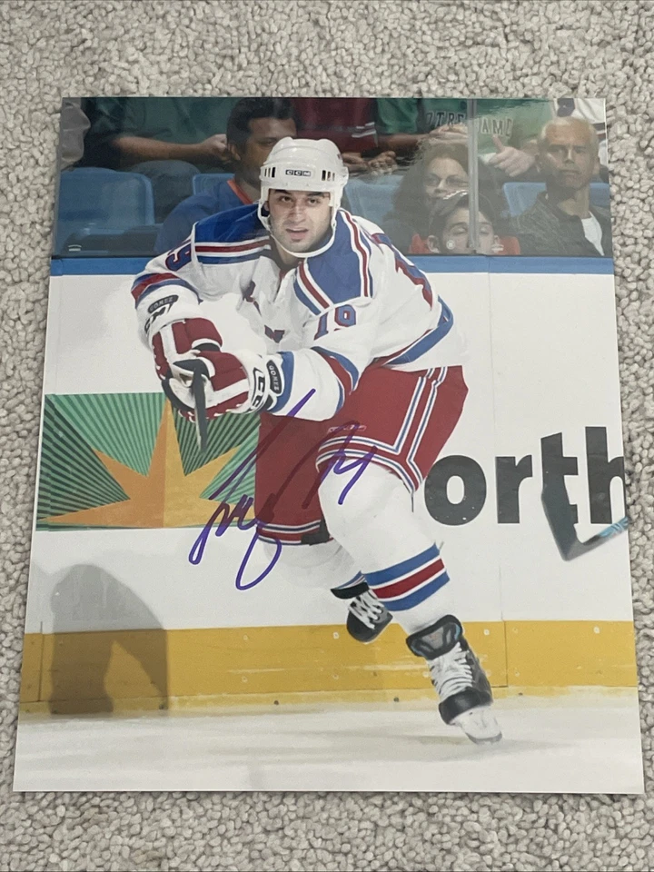 Foto autografiada de Scott Gomez 8x10 New York Rangers NHL Alaskan Pride Foto 1 de 1