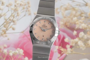 Omega Constellation Edelstahl MOP Diamant Quarz Damen Ref. 123.10.27.60.57.002  - Bild 1 von 12