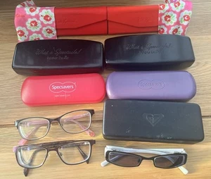 Selection Of Used Designer Glasses And Cases Cath Kidston Kylie Minogue Tommy - Picture 1 of 8