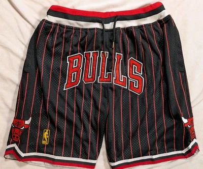 Just Don 97-98 Chicago Bulls Michael Jordan Mens M Basketball Shorts Made in USA - Image 1 of 4