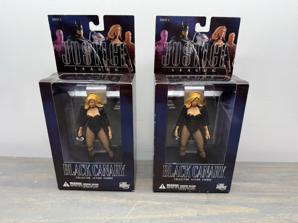 Figura de acción Black Canary Justice League Alex Ross Serie 2 DC Direct X2 ¡Dos! Foto 1 de 4