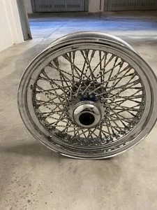 Chromfelge Twister Fat Spoke Rad 16Disc Einzel vorne Harley Davids - Bild 1 von 8