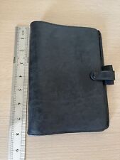 Filofax Personal Kent Black Used With Some Inserts