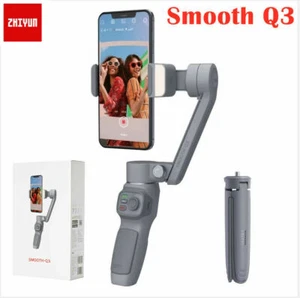 ZHIYUN Smooth Q3 3-Axis Gimbal Stabilizer with Fill Light for iPhone Smarphones - Picture 1 of 7