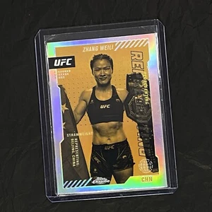 2024 TOPPS-CHROME UFC-REPRESENTING-ZHANG WEILI - Bild 1 von 2