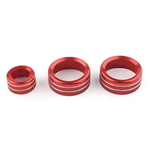Air Condition Knob Switch Trim Cover Ring Red for BMW GT X1 X3 X4 X5 X6 2013-18 - Picture 1 of 11