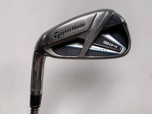 TaylorMade SIM MAX Single 6 Iron KBS Max 85g Regular Steel Mens LH Oversize Grip - Picture 1 of 6
