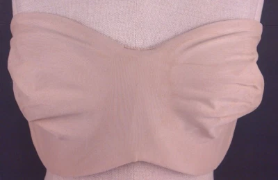 Бюстгальтер на косточках без бретелек бежевый женский RN 15763 без указания бренда размер 36 DD (24) - Изображение 1 из 4