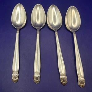 4 Internationale DÄNISCHE PRINZESSIN 1938 Versilberte Teelöffel 6 1/4 Zoll - Bild 1 von 4