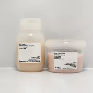 Davines Authentic Love Lovely Smoothing Shampoo & Conditioner 2.5 oz DUO | New - Picture 1 of 1