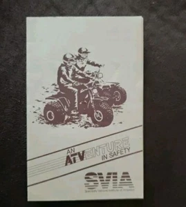 1980s Honda SVIA ATVENTURE Safety Manual - Picture 1 of 2