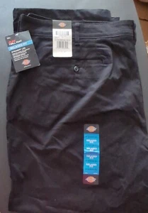 Dickies Flex Twill Pant Relaxed Fit Straight Leg Women's Black Pants Sz 24 - Picture 1 of 6