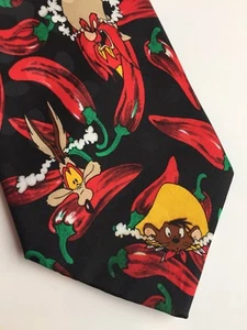 1994 Warner Brothers Looney Tunes Pepper Krawatte 59" klassische Länge - Bild 1 von 6