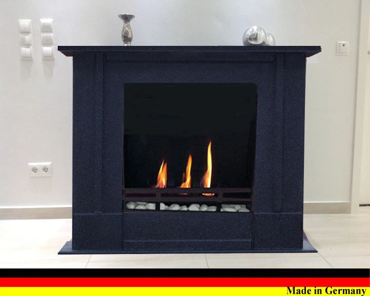 Caminetti Caminetto Ethanol Fireplace Firegel Camino Rafael Premium Granito Nero - Immagine 1 di 1