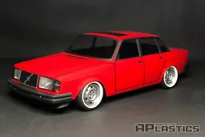 RC Body Car Drift Touring 1:10 Volvo 240 244 Sedan style APlastics New Shell - Picture 1 of 12