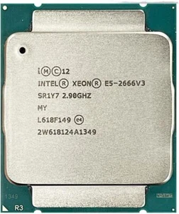 Intel Xeon E5-2666 V3 10 Core SR1Y7 2.9Ghz 135W Socket LGA 2011-3 CPU Processor - Picture 1 of 1
