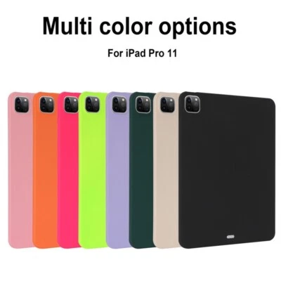 Tablet Liquid Silicone Case Cover For iPad 5/6/7/8/9/10th Gen Mini Air Pro 11" - Image 1 of 4