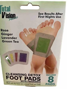 Total Vision DETOX FOOT PADS With fragance NEW - Picture 1 of 9