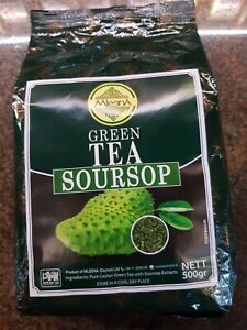 Mlesna Ceylon Tea Soursop Green Loose Leaf Tea  with Natural Extracts 500g net