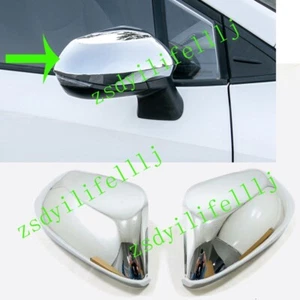 2x For Toyota Corolla 2018-2025 Car Front LH RH Rearview Mirror Cover Silver ABS - Picture 1 of 1