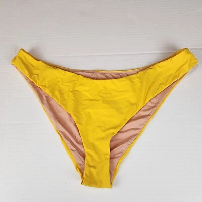 Pantalones de bikini J Crew amarillos sólidos talla XXL playa vacaciones crucero ropa Foto 1 de 4