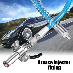 12000 PSI Grease Coupler Dual Handle Oil Pump Grease Nozzle Industrial Use - Picture 1 of 8